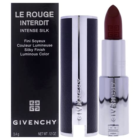 givenchy le rouge 37 rouge graine|Givenchy interdit black.